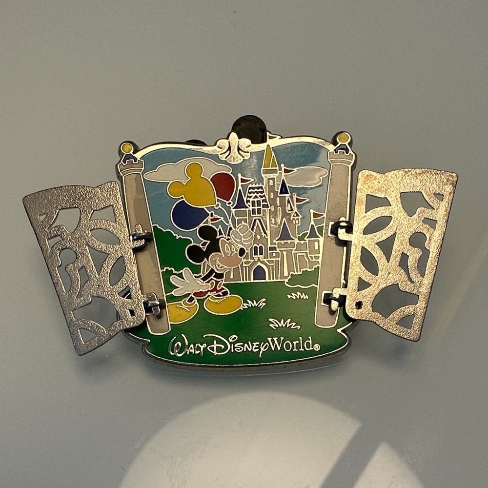 Disney Mickey Mouse Castle Window Enamel Pin | Colorful | Collectible